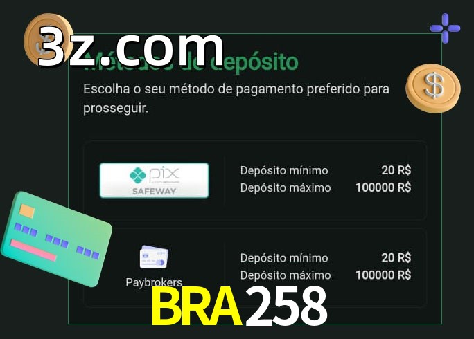 O cassino BRA258bet oferece uma grande variedade de métodos de pagamento
